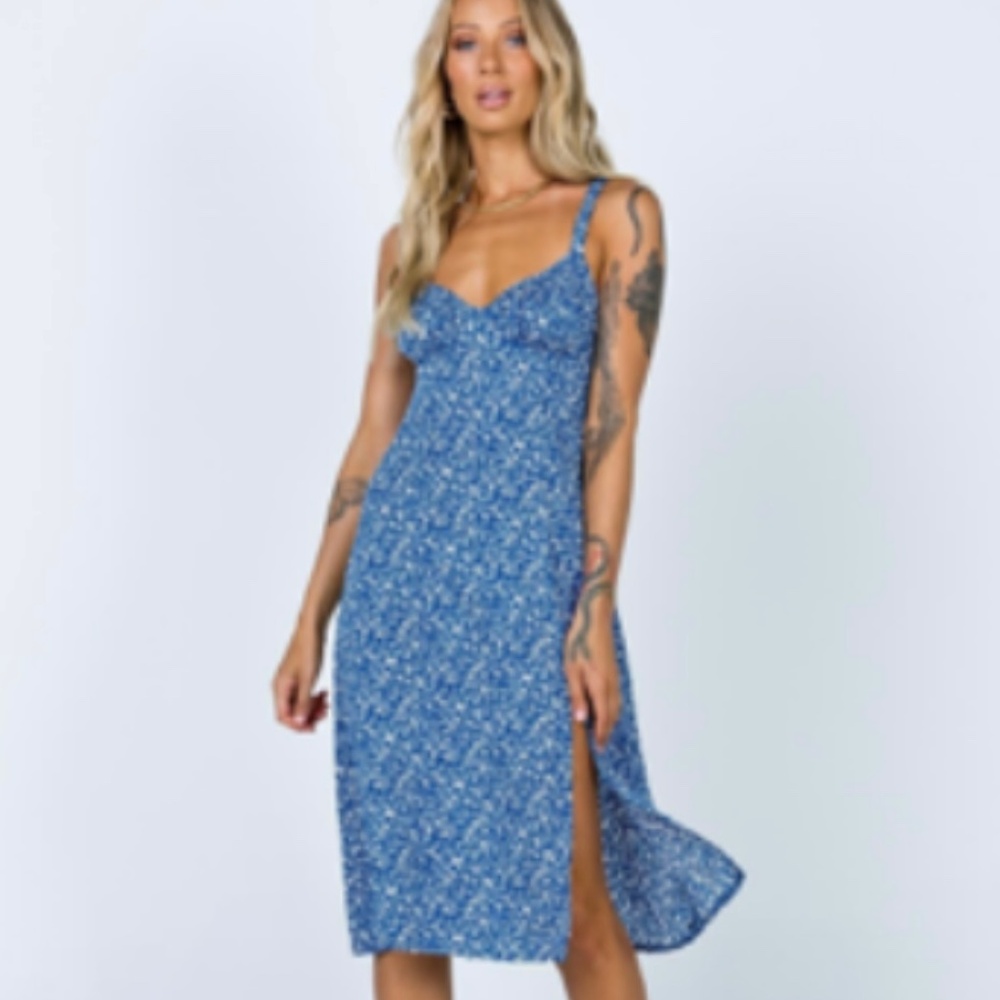Princess Polly Georgia Midi Dress Size 8